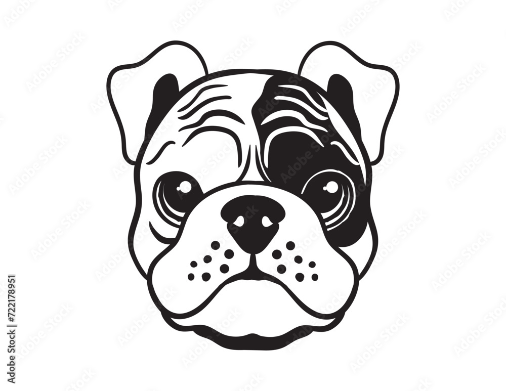 Dog head SVG bundle, Dog Breed SVG bundle, Dogface SVG, Dog head cut file, Exclusive Dog, vector