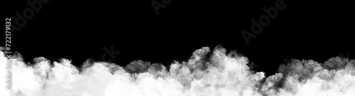 fire isolated, air fog smoke black background