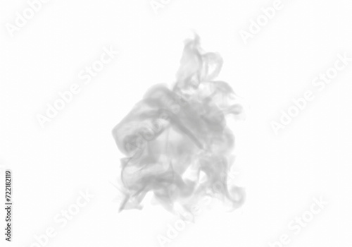 render of isolated smoke texture on blackground