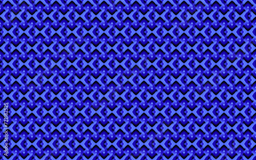 Blue abstract background of x pattern for book cover design and wrapping paper.