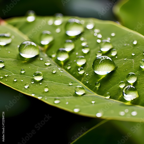 Close-up of a water droplet on a leaf.