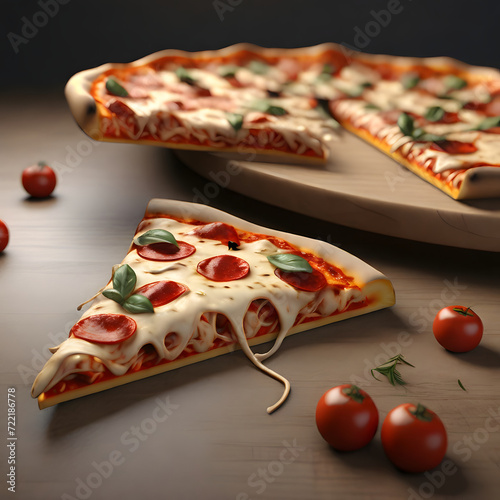 Minimalist Pizza Slice