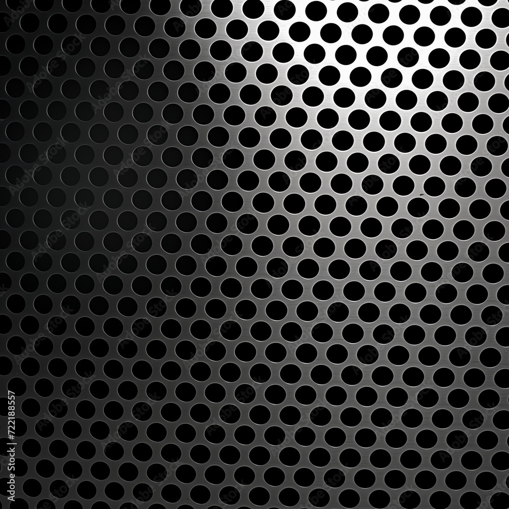 Dark metal hexagon mesh pattern background ai generated Dark metal hexagon mesh pattern background ai generated