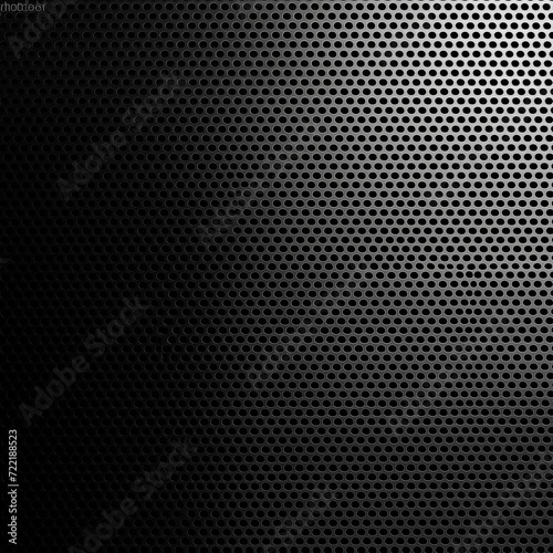 Wallpaper Mural Dark metal hexagon mesh pattern background ai generated Torontodigital.ca