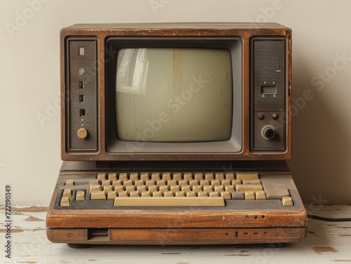 Classic CRT Monitor Computer