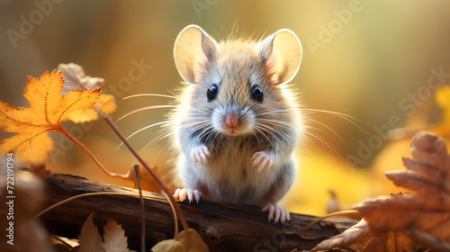 A cute little mouse