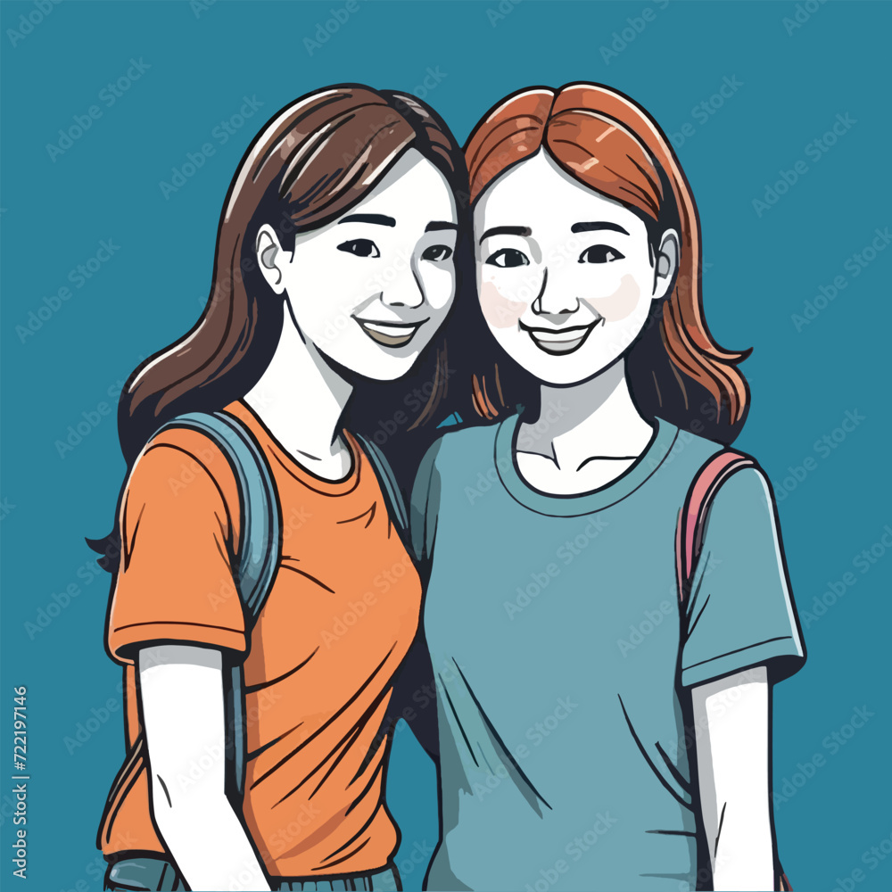 vector of happy woman, international woman day vector of happy woman, international woman day