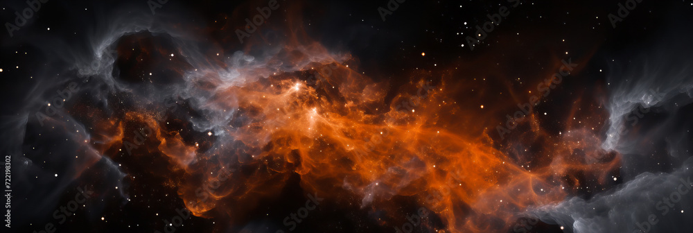 Fototapeta premium Cosmic Cascade. Nebulaic Beauty.Cosmic Kaleidoscope