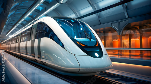 Futuristic Metro Train Concept