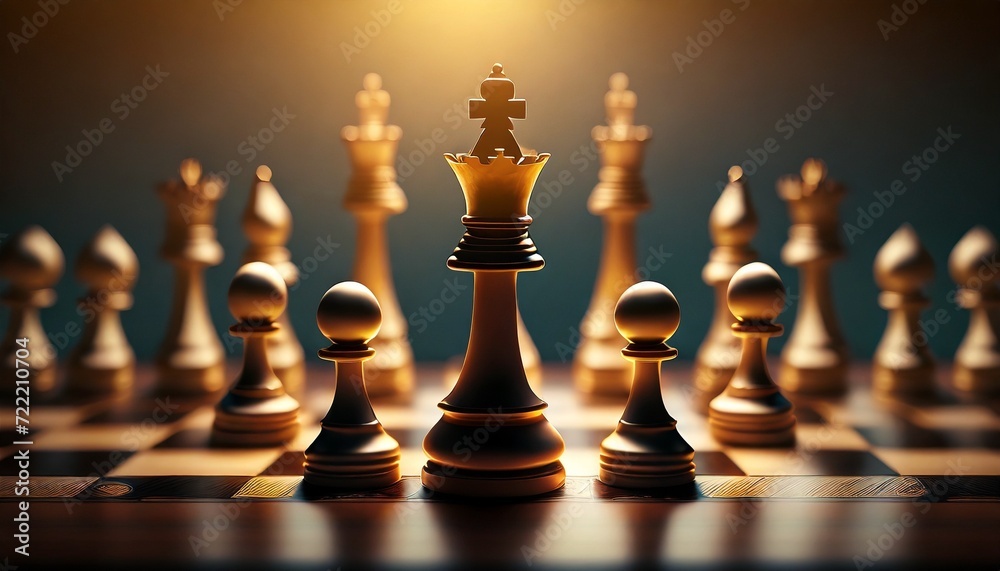chess pieces on a chessboard chess pieces on a chessboard