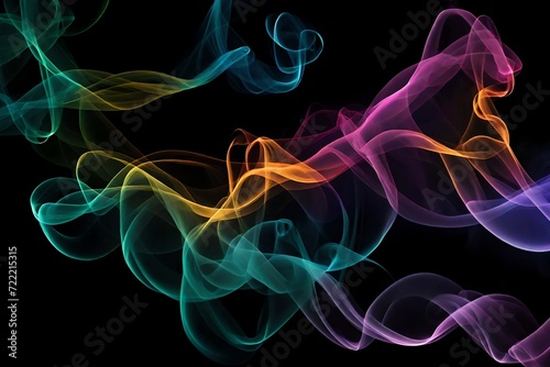 abstract colorful smoke © uk