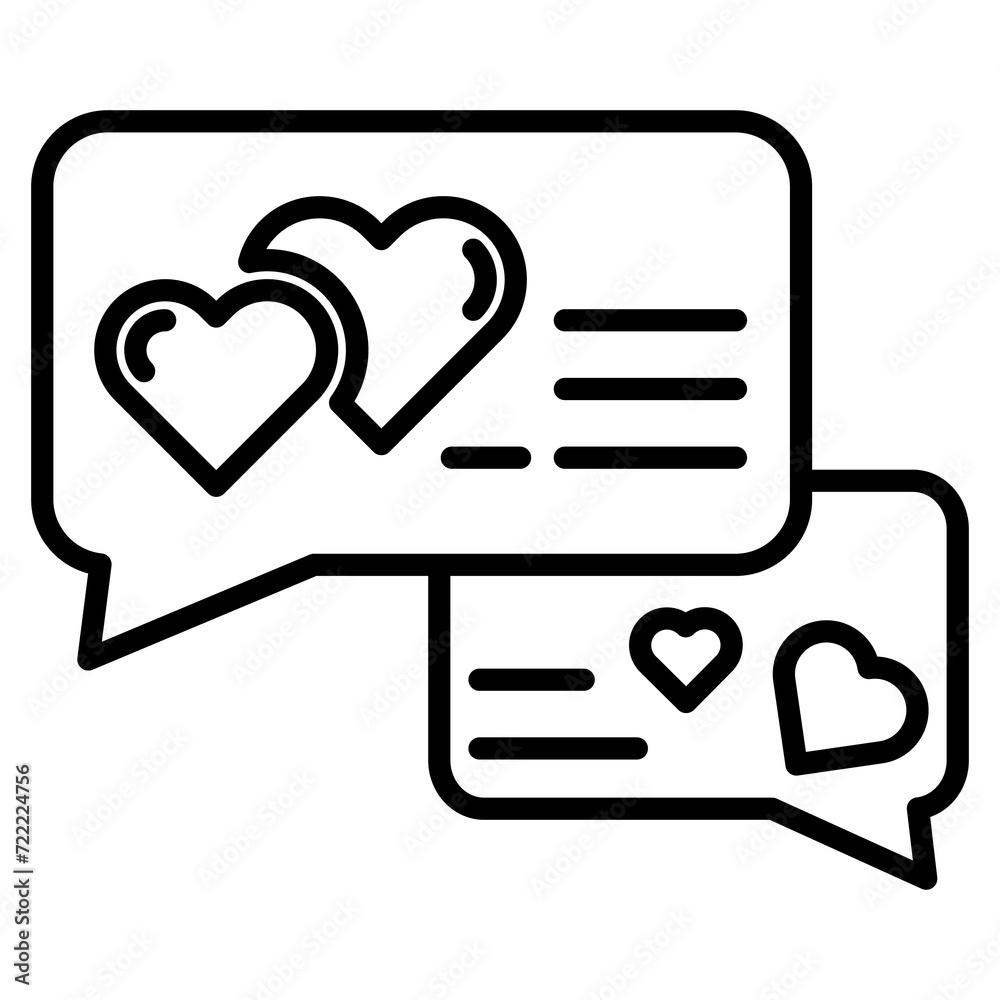 affection icon with solid black color and outline style affection icon with solid black color and outline style