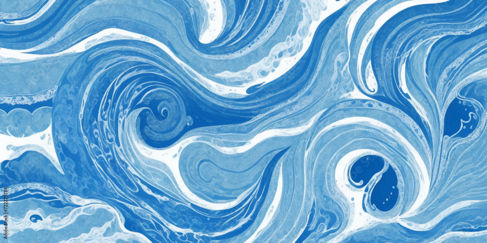 Seamless wave water ocean soft blue curve line background. Water ocean wave white and soft blue aqua, teal texture. Vector sea, wave, water background. Seamless wave water ocean soft blue curve line background. Water ocean wave white and soft blue aqua, teal texture. Vector sea, wave, water background.
