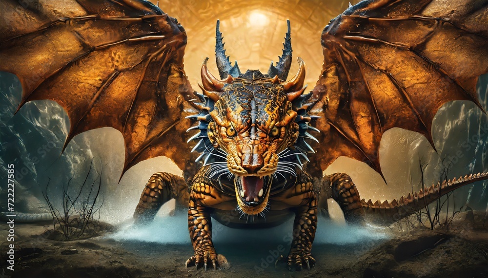 Fototapeta premium fantasy animal suitable for background or cover