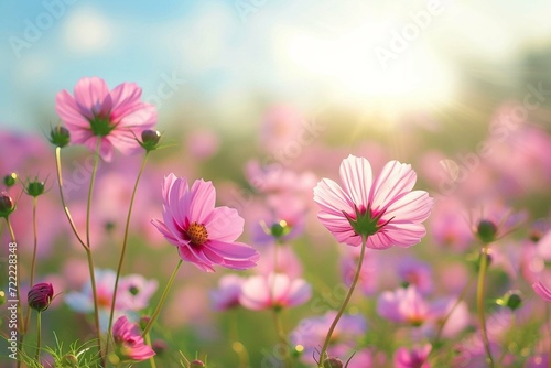 pink cosmos flower © Muhammad