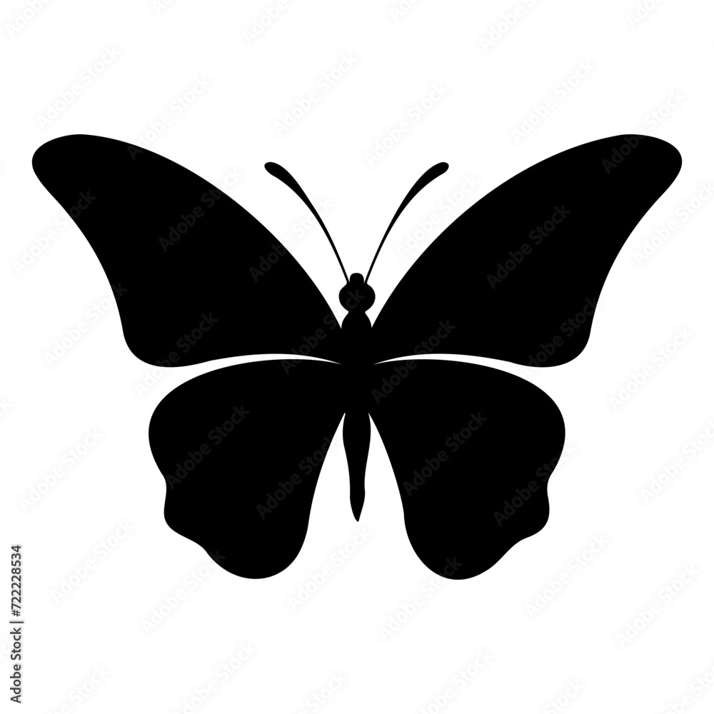 Mystical Butterfly icon illustration, Butterfly silhouette logo svg vector Mystical Butterfly icon illustration, Butterfly silhouette logo svg vector
