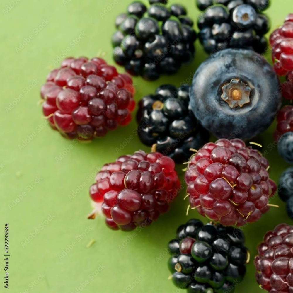 blackberry and raspberry blackberry and raspberry
