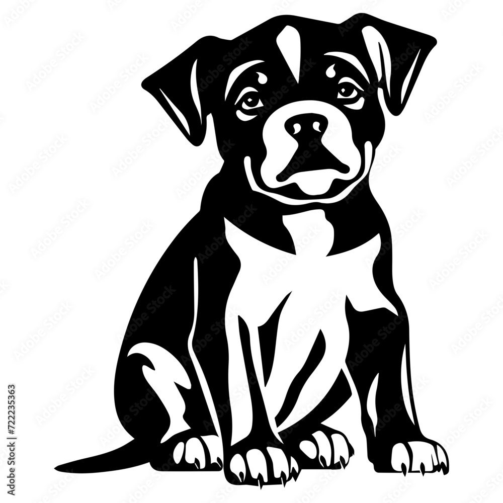 staffordshire bull terrier puppy icon illustration, staffordshire bull terrier puppy silhouette logo svg vector staffordshire bull terrier puppy icon illustration, staffordshire bull terrier puppy silhouette logo svg vector