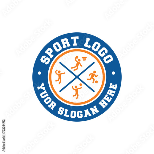 circular vector sport logo
