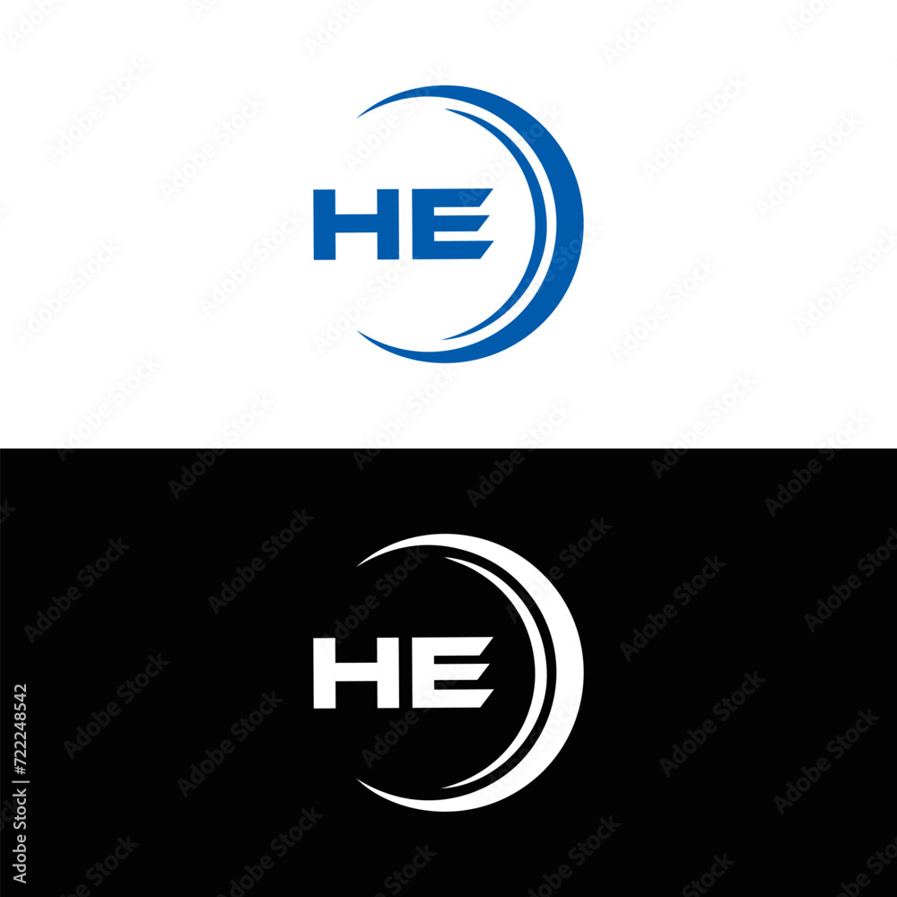 HE logo. H E design. White HE letter. HE, H E letter logo SET design. Initial letter HE linked circle uppercase monogram logo. H E letter logo SET vector design. HE letter logo design five HE logo. H E design. White HE letter. HE, H E letter logo SET design. Initial letter HE linked circle uppercase monogram logo. H E letter logo SET vector design. HE letter logo design five