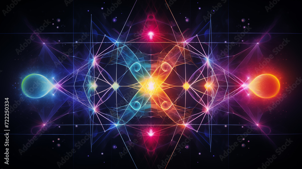 Quantum Superposition and Entanglement Abstract Background Quantum Superposition and Entanglement Abstract Background