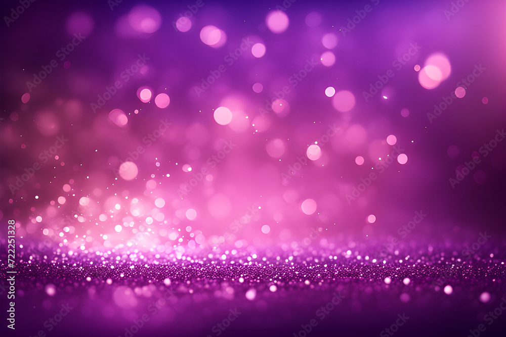 Mauve glow particle