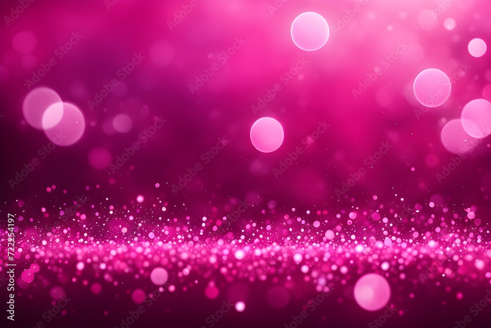 Magenta glow particle