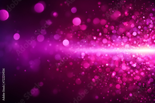 Magenta glow particle