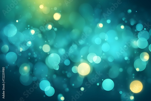 Aquamarine glow particle