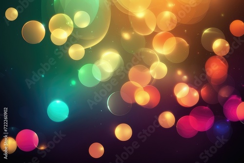 Colorful abstract bokeh background