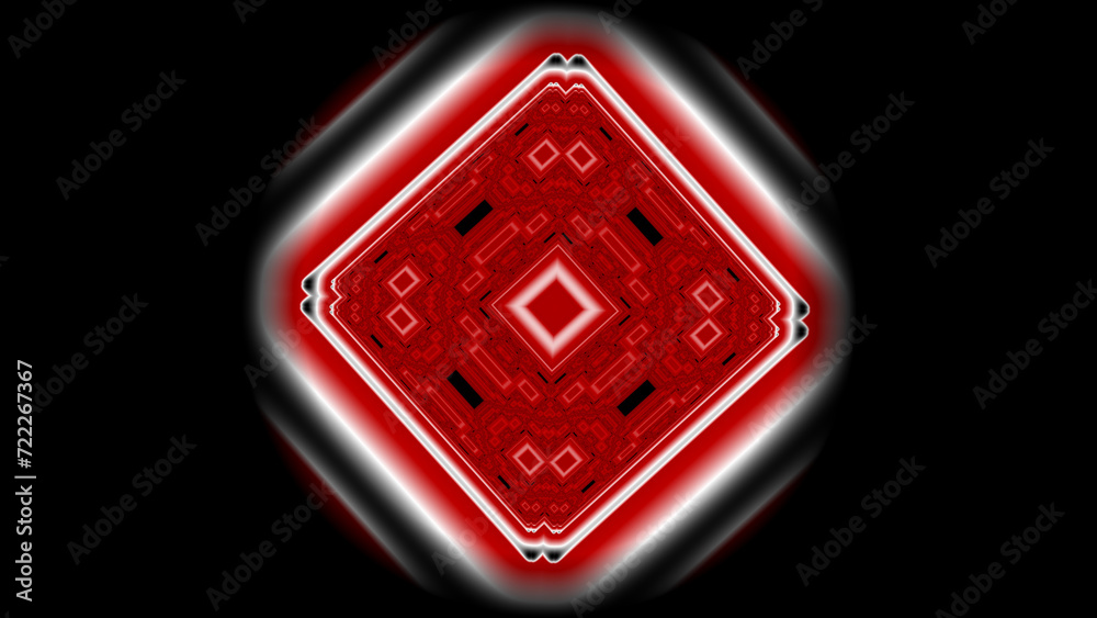 neon bright red grey and black creative art-deco square shaped motif with curved edges designs neon bright red grey and black creative art-deco square shaped motif with curved edges designs