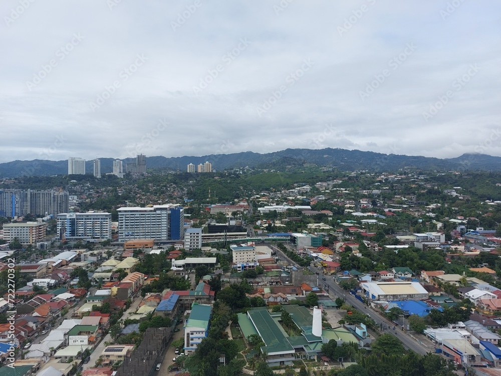 Fototapeta premium view of the city