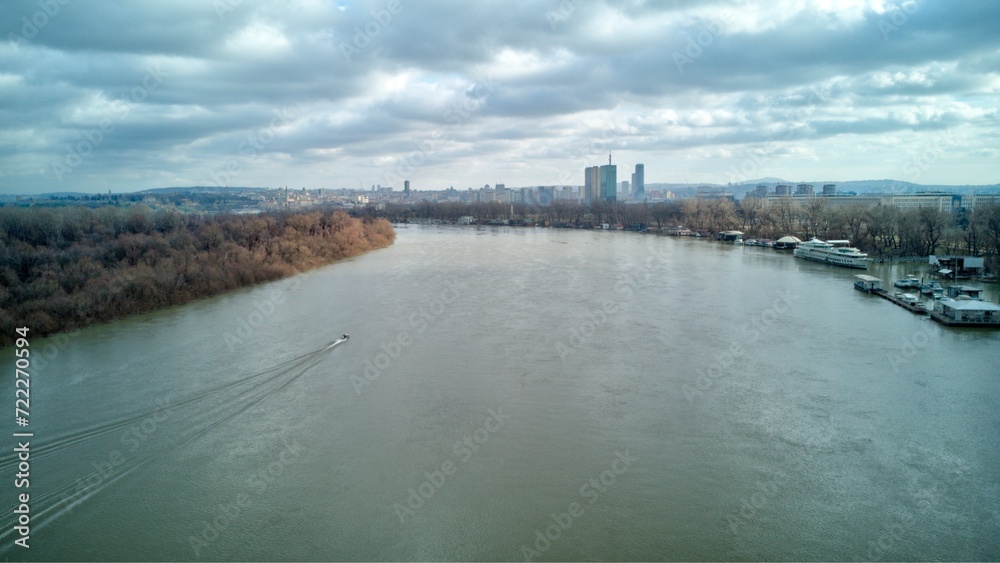 Panorama of the river Panorama of the river