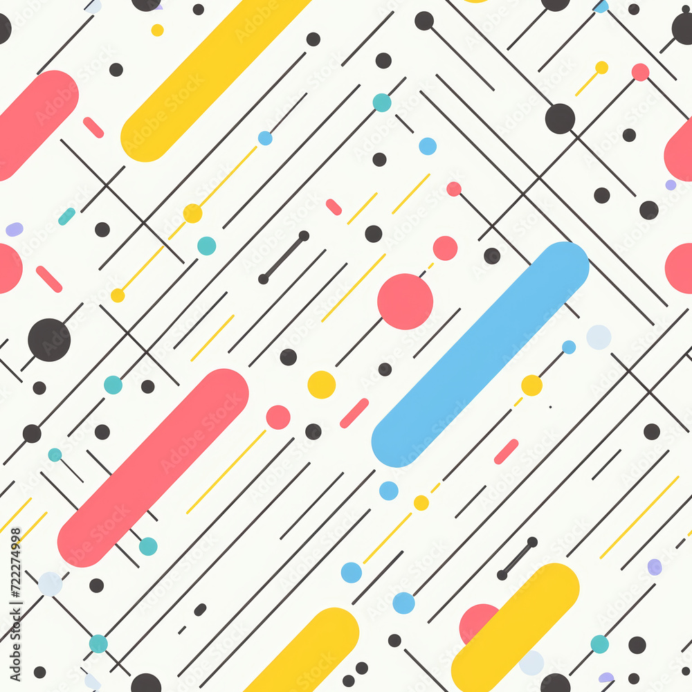Simple flat design seamless tile Simple flat design seamless tile