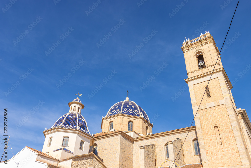Fototapeta premium Altea, Spain - January 3 2024 