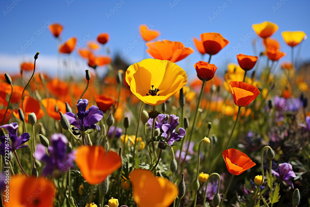 Obraz premium field of poppies. 