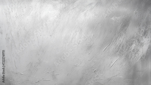 Abstract silver texture background banner - Luxury scratched silver pattern wall wallpaper backdrop, generative AI