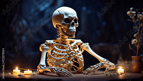 human skeleton, anatomy photo