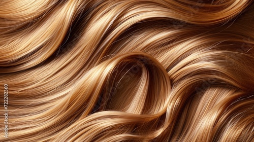 Textured Golden Blonde Hair Close-up