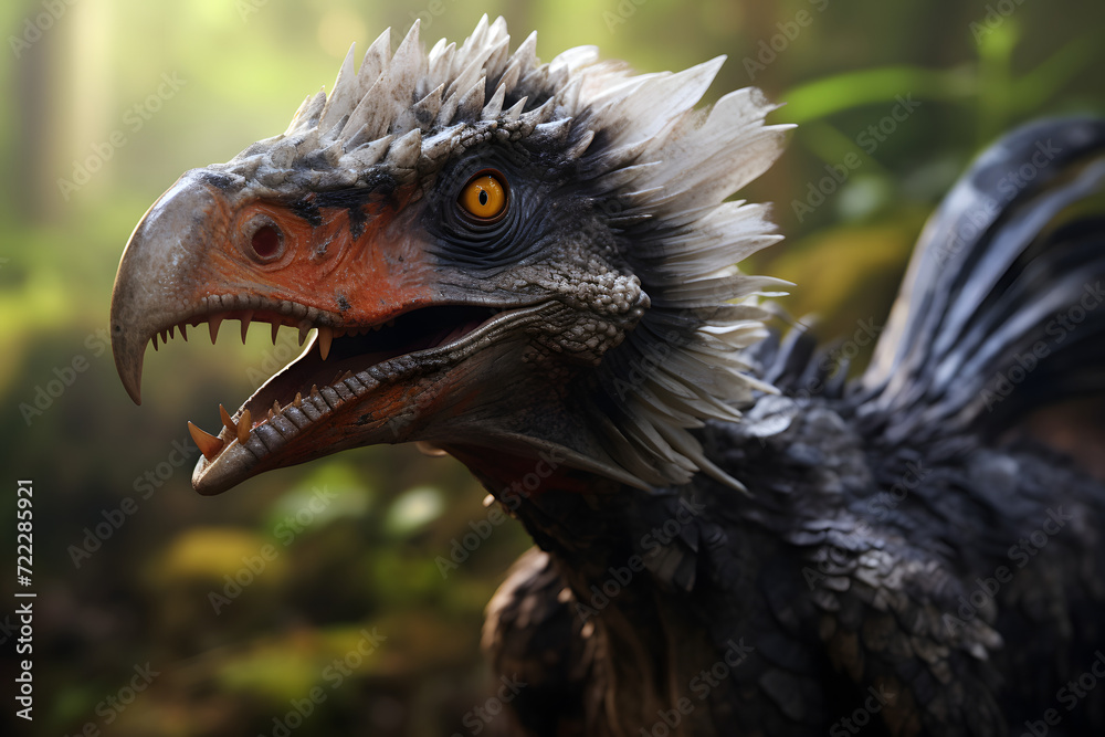 Fototapeta premium Dinosaur, extinct dinosaur, animal