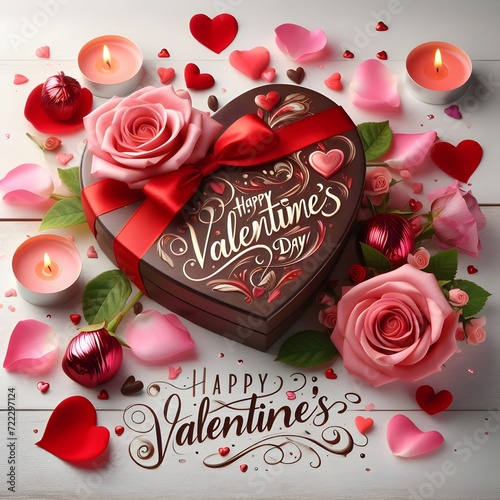 Happy Valentine'day generated with Ai 