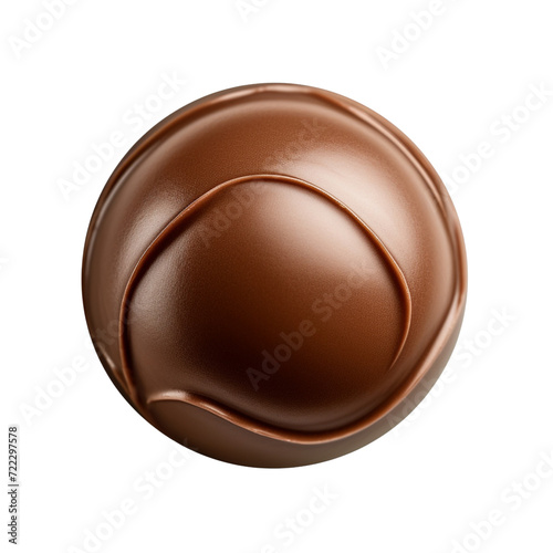 Chocolate candy top view clip art