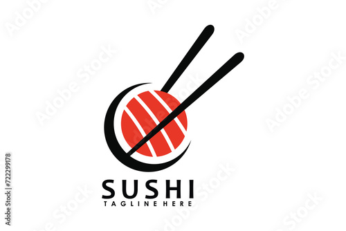 sushi logo design for japanese food restaurant