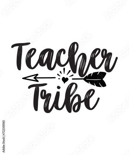 Teacher Tribe SVG  Design