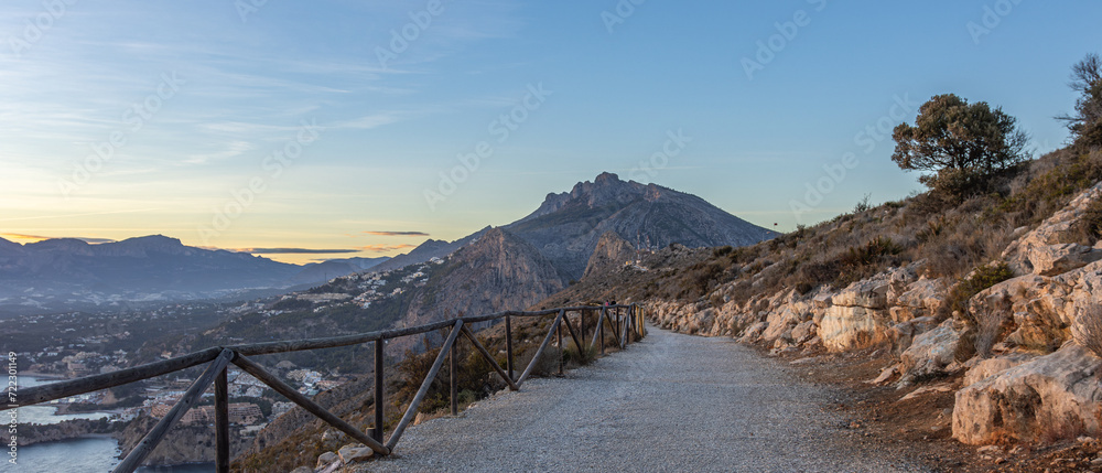 Calp, Spain - January 3 2024 Calp, Spain - January 3 2024