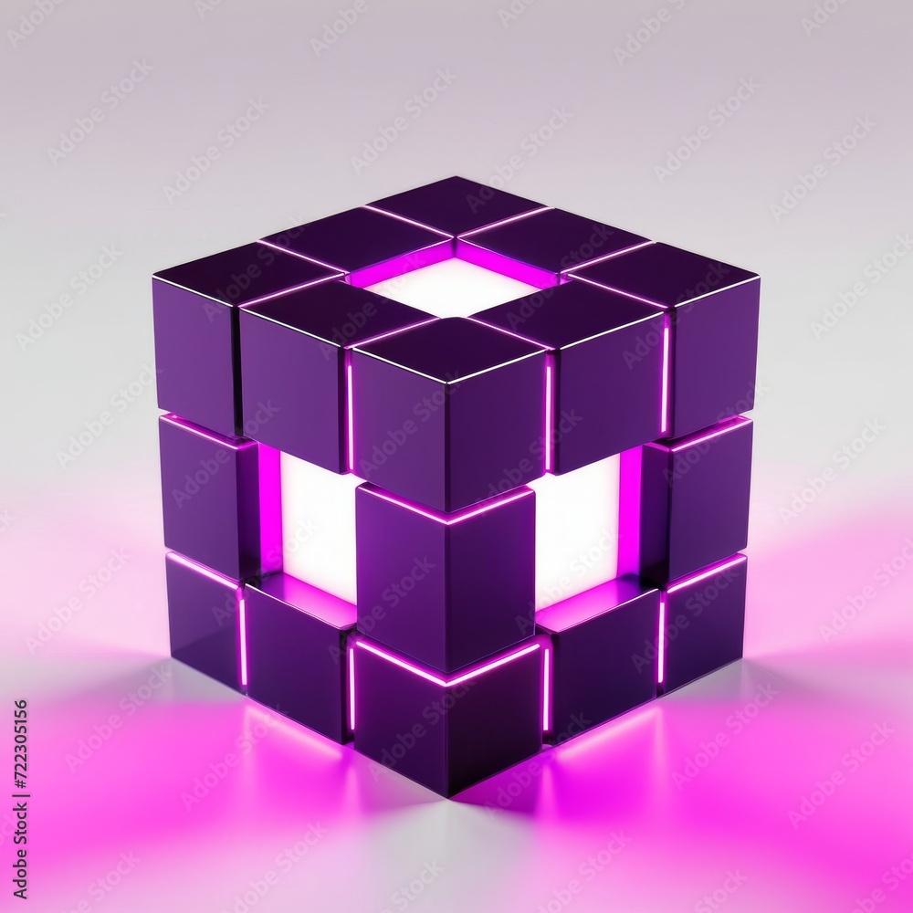 cube isolated on white background cube isolated on white background