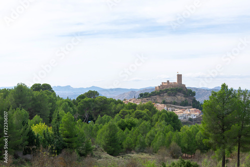 Biar Castle  Alicante  Valencia  Spain  Europe.