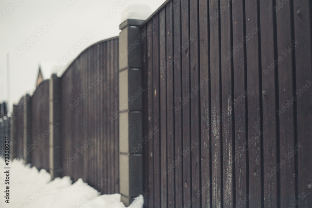 Tree farm covered with snow during winter. Snow blizzard. Tree farm covered with snow during winter. Snow blizzard.