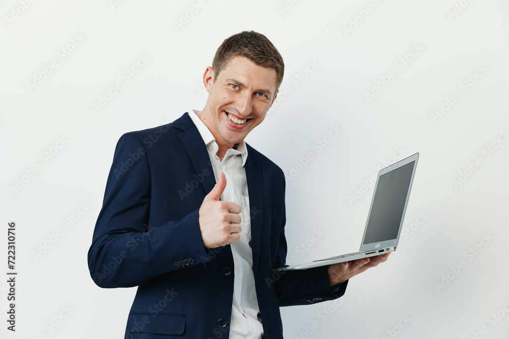 Person businessman caucasian young background men notebook men business computer laptop manager happy adult Person businessman caucasian young background men notebook men business computer laptop manager happy adult