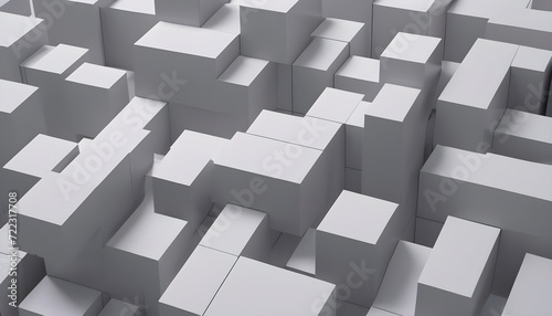 abstract 3d cubes background